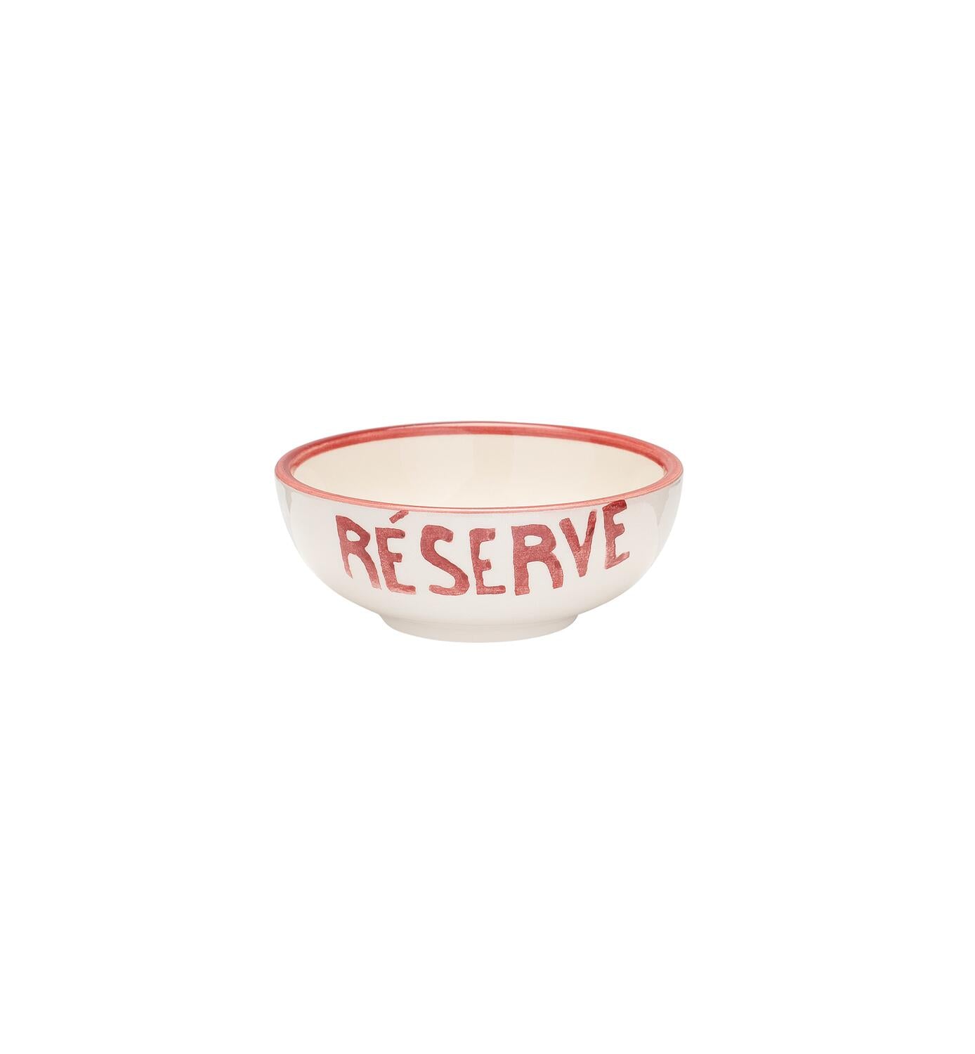 Résérve tapas skål - rød